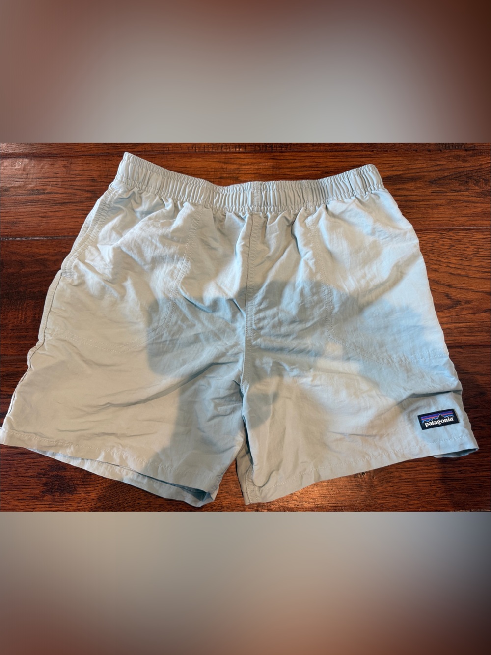 Patagonia Light Blue Youth Hybrid Elastic-Waist Shorts